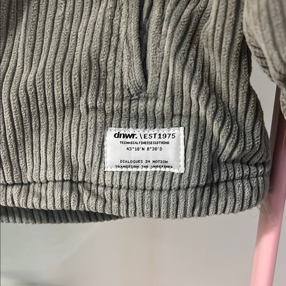 Zara Gray Ribbed Jacket - Picture 3 of 4